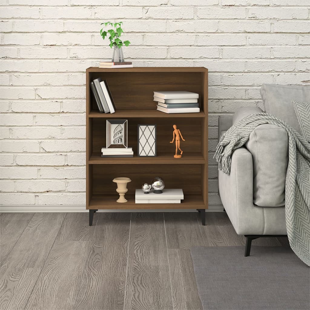 vidaXL Servantă, stejar maro, 69,5x32,5x90 cm, lemn prelucrat