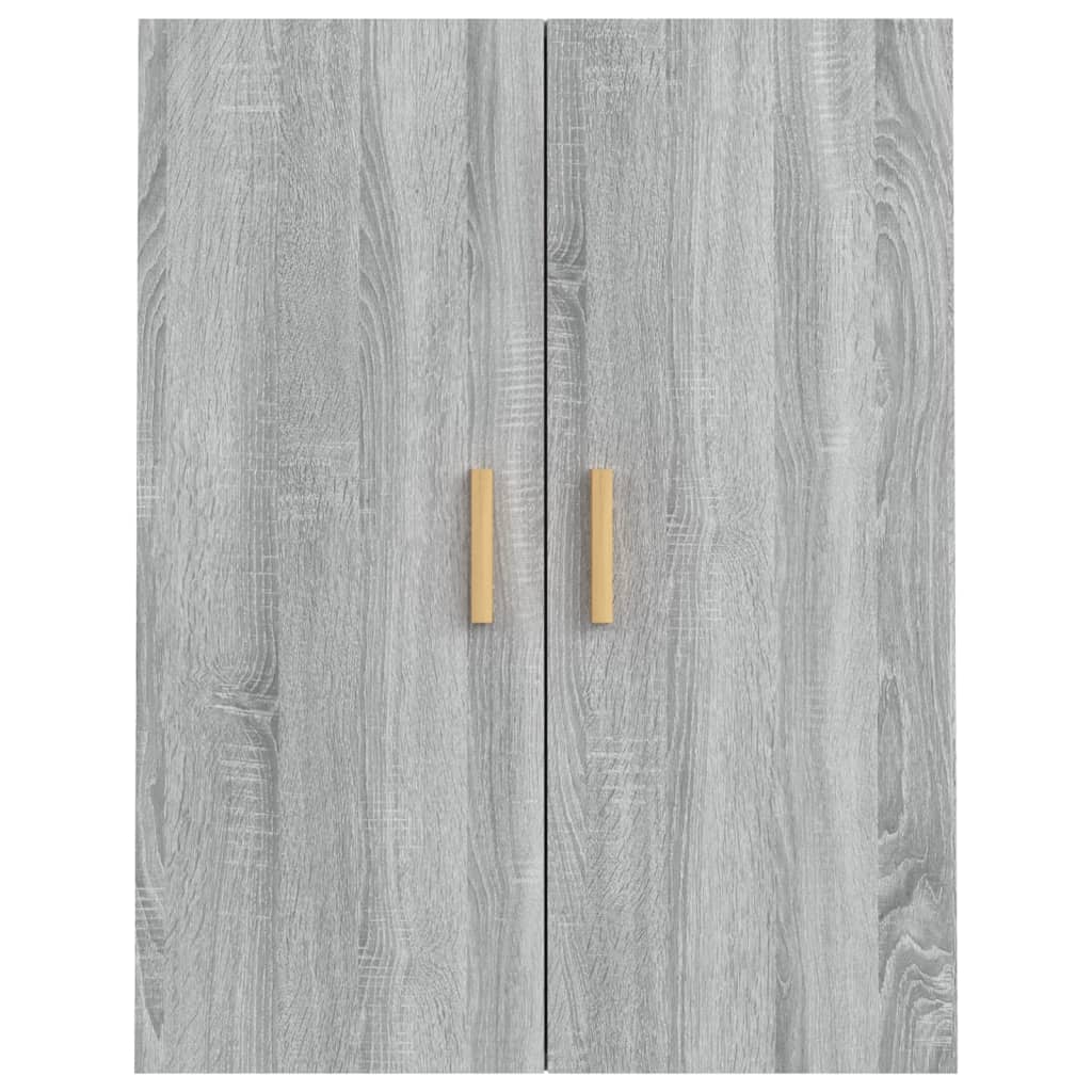 vidaXL Dulap de perete suspendat, gri sonoma, 69,5x34x90 cm