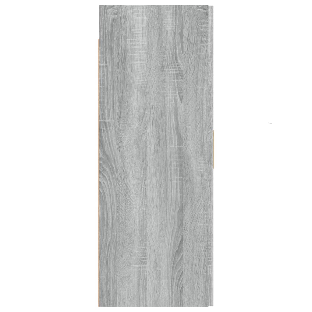 vidaXL Dulap de perete suspendat, gri sonoma, 69,5x34x90 cm