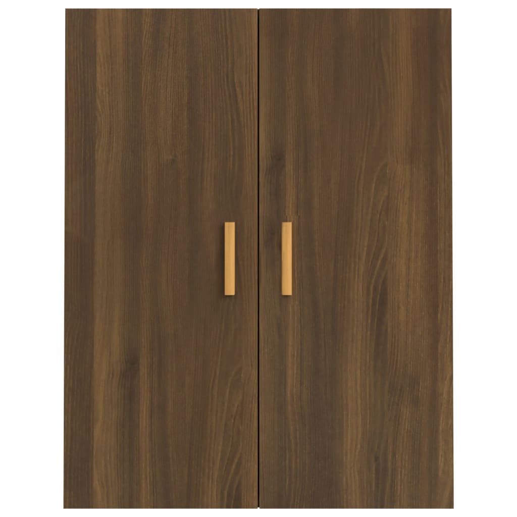 vidaXL Dulap de perete suspendat, stejar maro, 69,5x34x90 cm