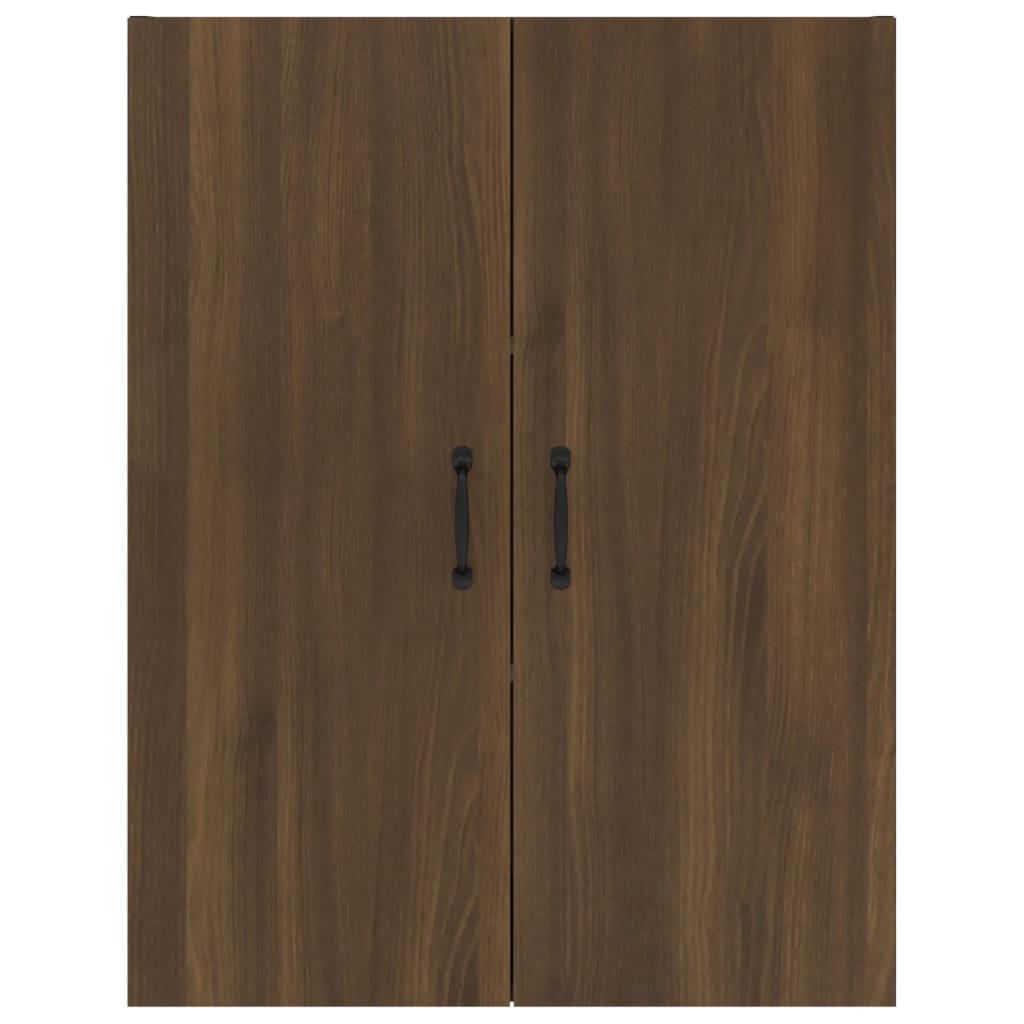 vidaXL Dulap suspendat, stejar maro, 69,5x34x90 cm, lemn prelucrat