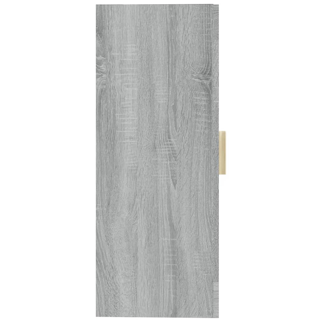 vidaXL Dulap de perete suspendat, gri sonoma, 69,5x34x90 cm vidaXL Dulap de perete suspendat, gri sonoma, 69,5x34x90 cm