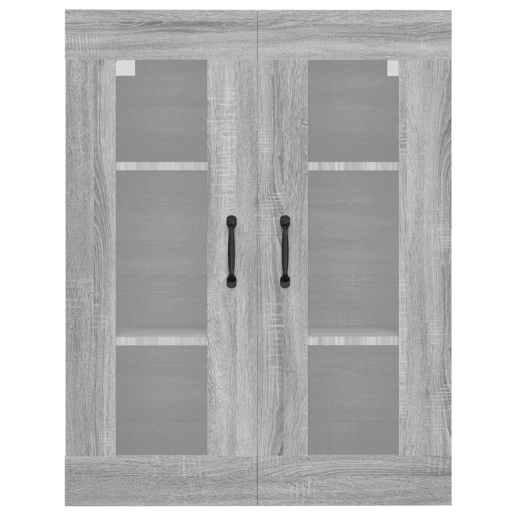 vidaXL Dulap de perete suspendat, gri sonoma, 69,5x34x90 cm