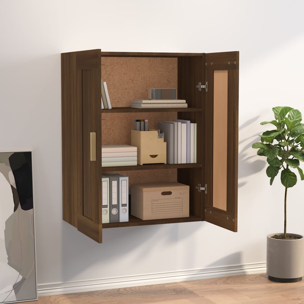 vidaXL Dulap de perete, stejar maro, 69,5x32,5x90 cm, lemn prelucrat vidaXL Dulap de perete, stejar maro, 69,5x32,5x90 cm, lemn prelucrat