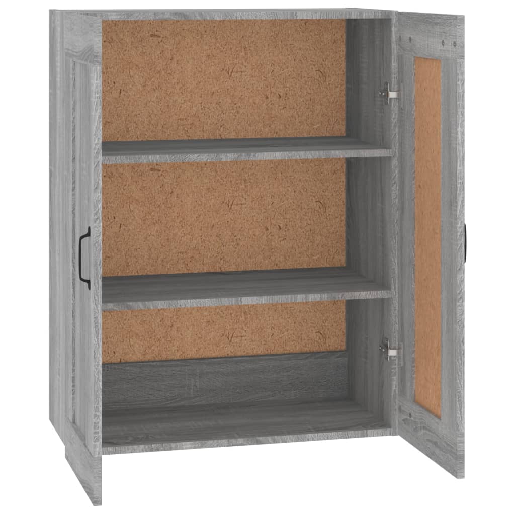 vidaXL Dulap de perete suspendat, gri sonoma, 69,5x32,5x90 cm