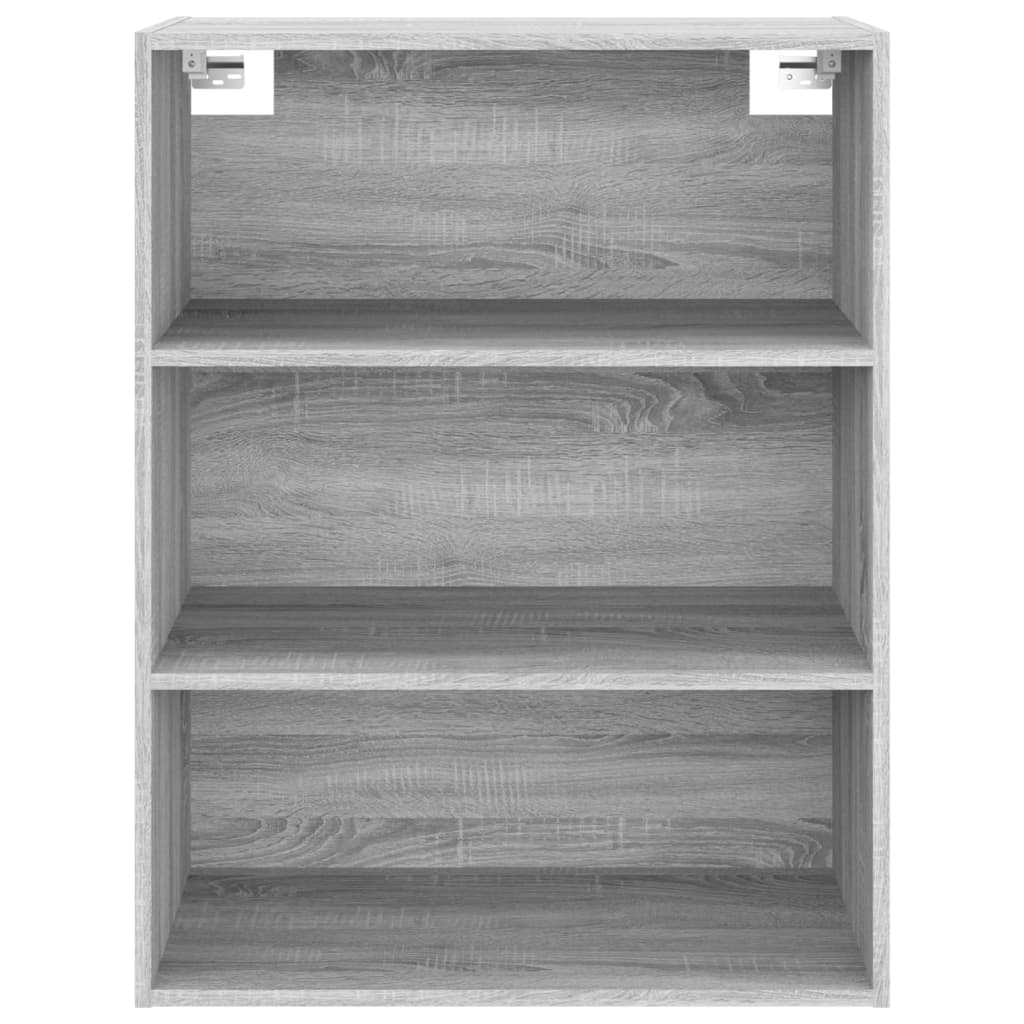 vidaXL Dulap de perete suspendat, gri sonoma, 69,5x32,5x90 cm