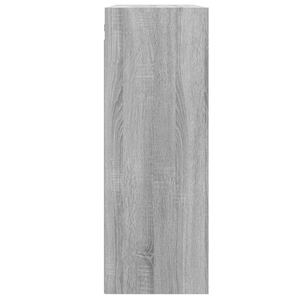 vidaXL Dulap de perete suspendat, gri sonoma, 69,5x32,5x90 cm