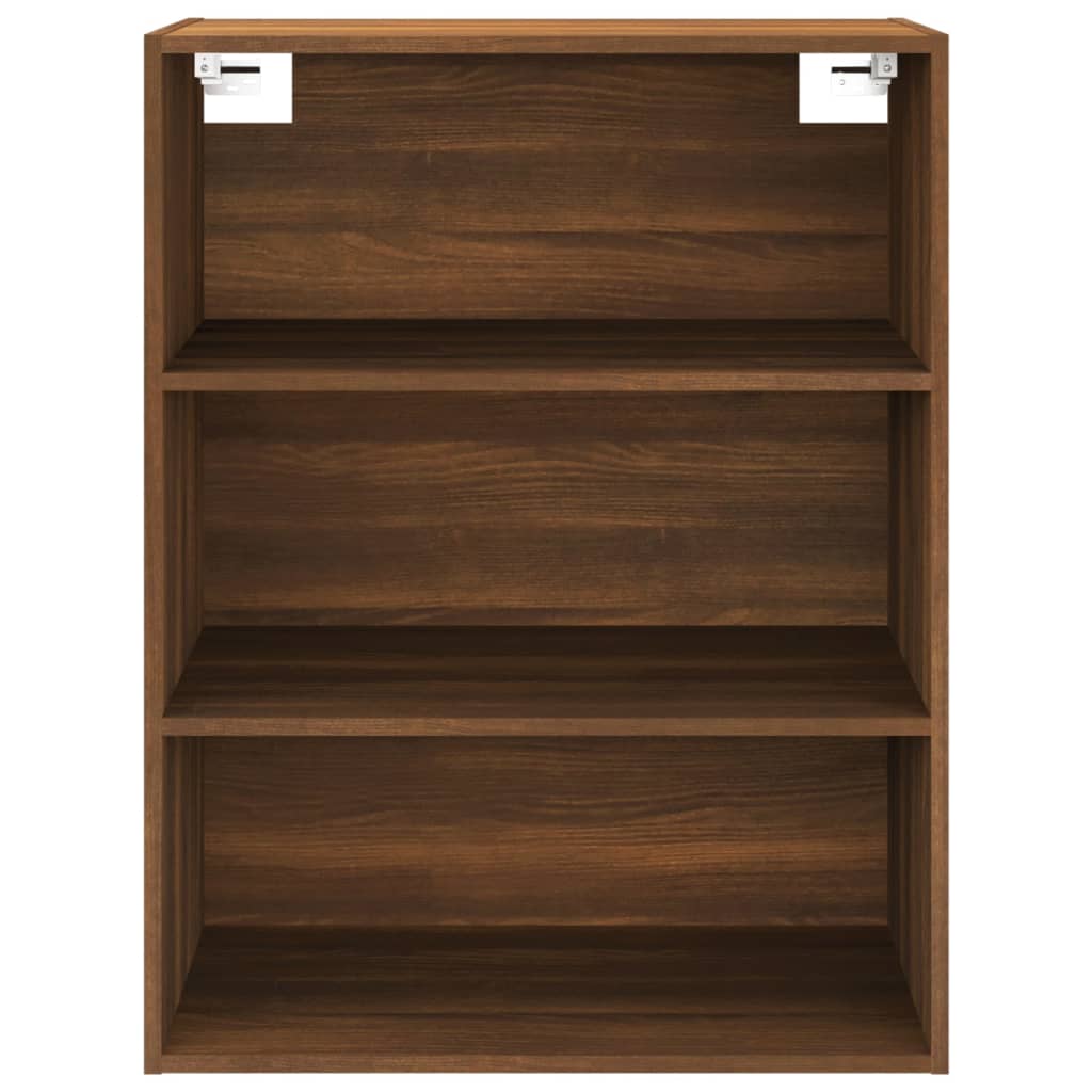 vidaXL Dulap de perete suspendat, stejar maro, 69,5x32,5x90 cm