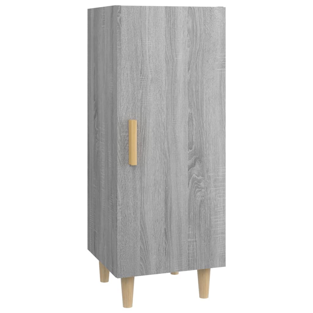 vidaXL Servantă, gri sonoma, 34,5x34x90 cm, lemn compozit vidaXL Servantă, gri sonoma, 34,5x34x90 cm, lemn compozit