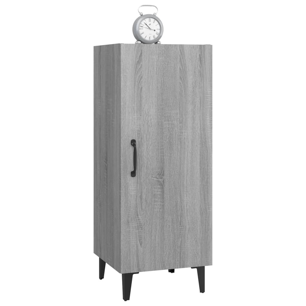 vidaXL Servantă, gri sonoma, 34,5x34x90 cm, lemn prelucrat vidaXL Servantă, gri sonoma, 34,5x34x90 cm, lemn prelucrat