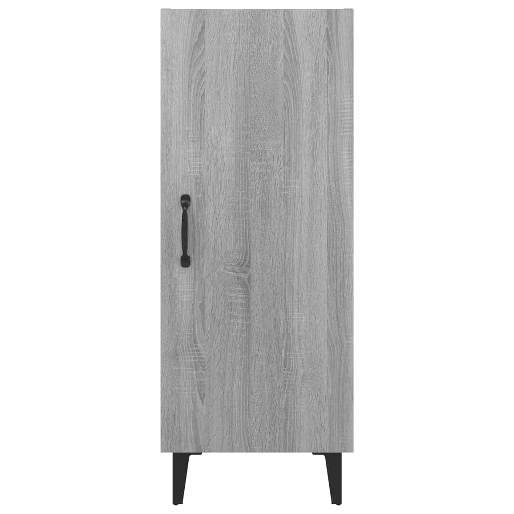 vidaXL Servantă, gri sonoma, 34,5x34x90 cm, lemn prelucrat vidaXL Servantă, gri sonoma, 34,5x34x90 cm, lemn prelucrat
