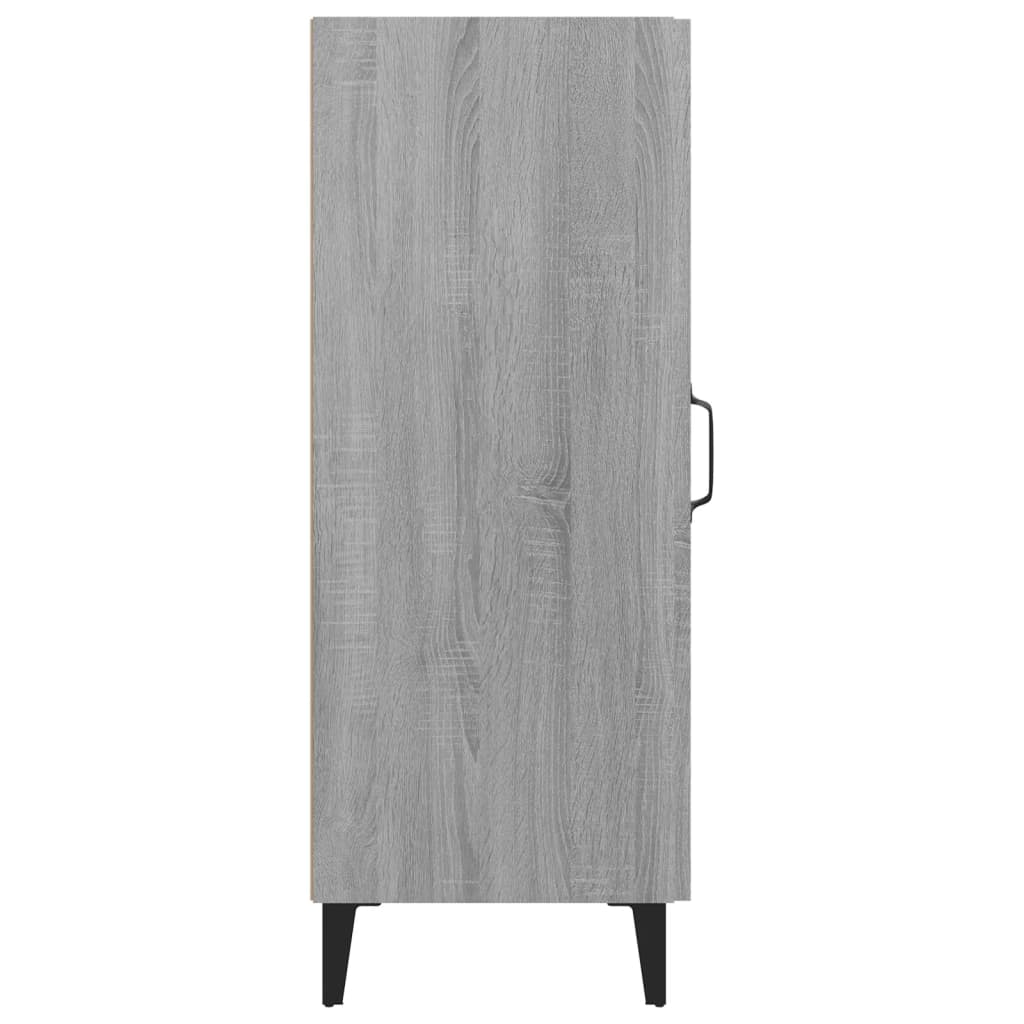 vidaXL Servantă, gri sonoma, 34,5x34x90 cm, lemn prelucrat vidaXL Servantă, gri sonoma, 34,5x34x90 cm, lemn prelucrat
