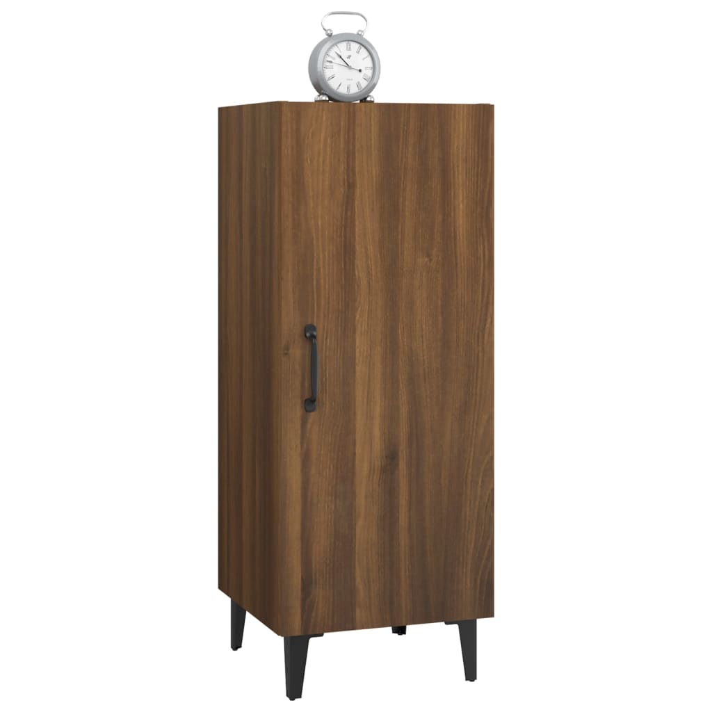 vidaXL Servantă, stejar maro, 34,5x34x90 cm, lemn prelucrat vidaXL Servantă, stejar maro, 34,5x34x90 cm, lemn prelucrat