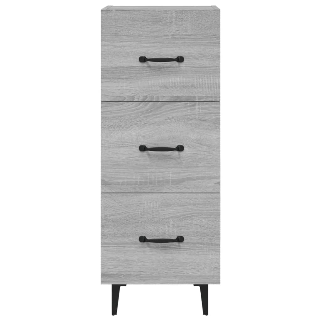 vidaXL Servantă, gri sonoma, 34,5x34x90 cm, lemn compozit vidaXL Servantă, gri sonoma, 34,5x34x90 cm, lemn compozit