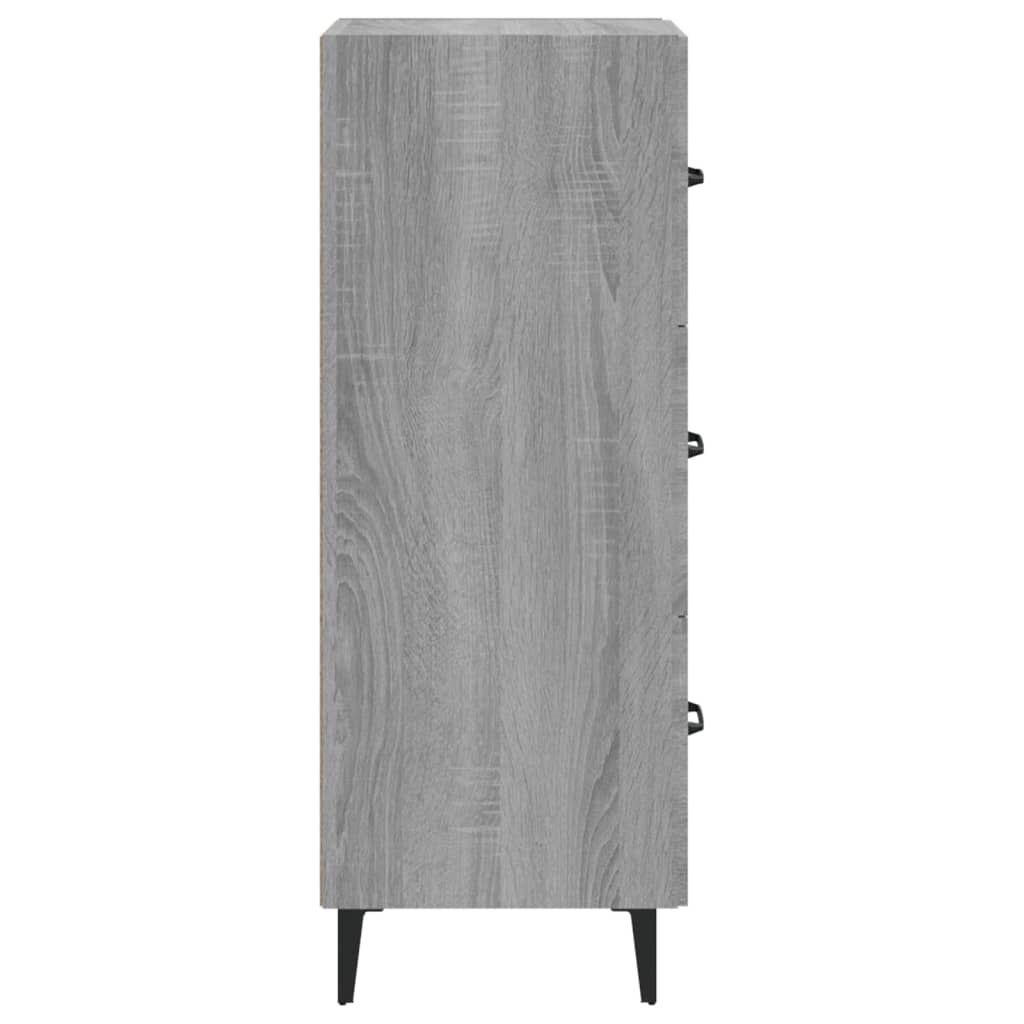 vidaXL Servantă, gri sonoma, 34,5x34x90 cm, lemn compozit vidaXL Servantă, gri sonoma, 34,5x34x90 cm, lemn compozit