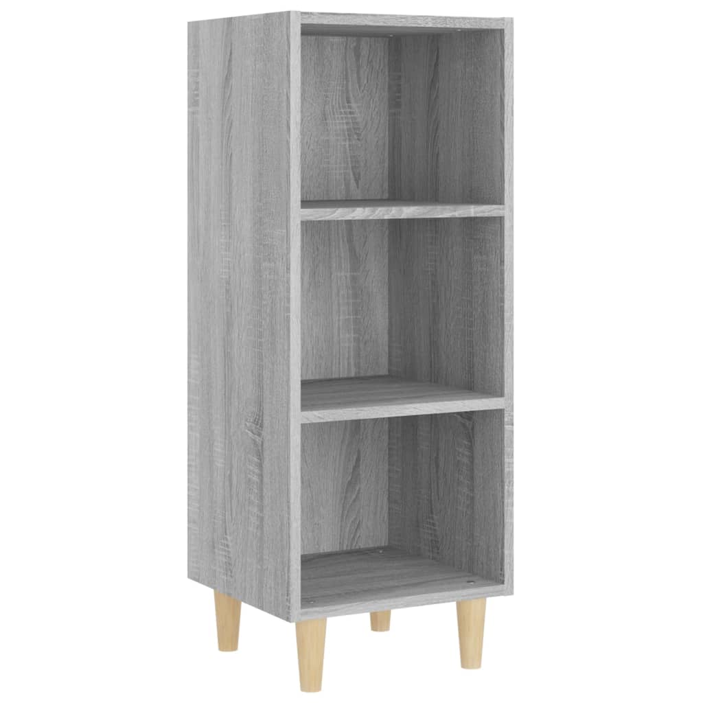 vidaXL Servantă, gri sonoma, 34,5x32,5x90 cm, lemn compozit vidaXL Servantă, gri sonoma, 34,5x32,5x90 cm, lemn compozit