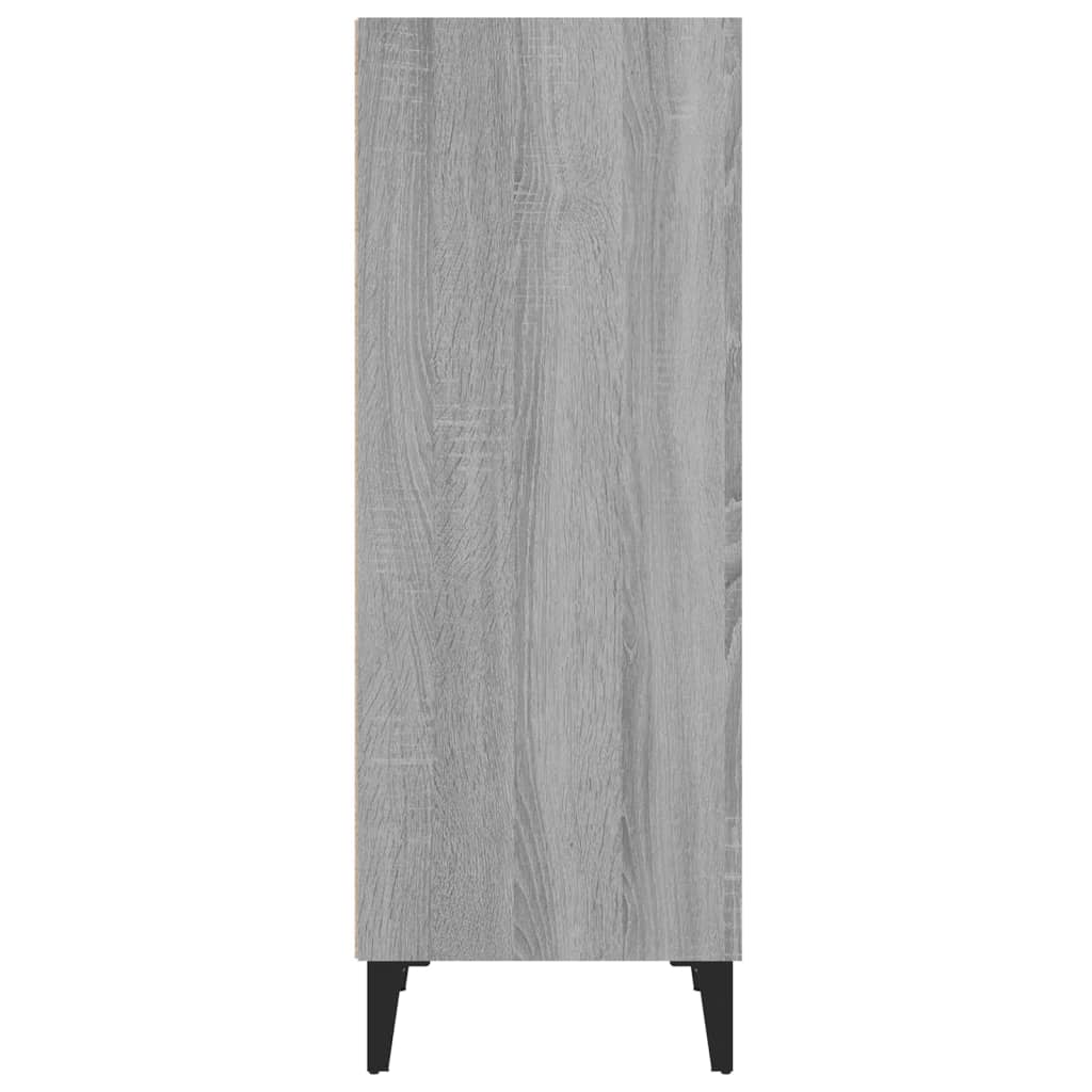 vidaXL Servantă, gri sonoma, 34,5x32,5x90 cm, lemn compozit vidaXL Servantă, gri sonoma, 34,5x32,5x90 cm, lemn compozit
