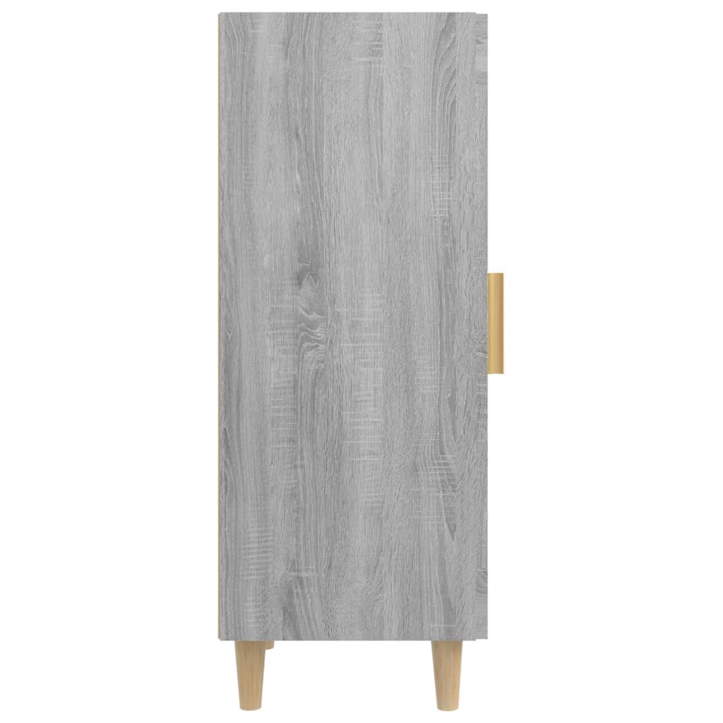 vidaXL Servantă, gri sonoma, 34,5x34x90 cm, lemn compozit vidaXL Servantă, gri sonoma, 34,5x34x90 cm, lemn compozit