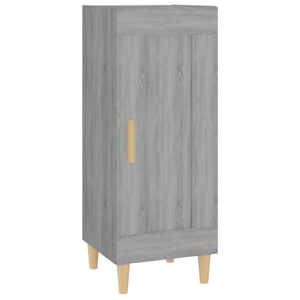 vidaXL Servantă, gri sonoma, 34,5x34x90 cm, lemn compozit vidaXL Servantă, gri sonoma, 34,5x34x90 cm, lemn compozit
