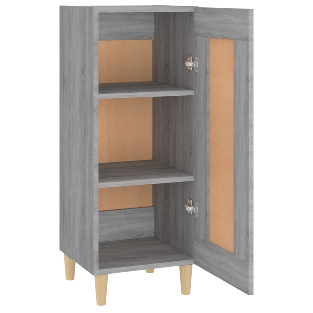 vidaXL Servantă, gri sonoma, 34,5x34x90 cm, lemn compozit vidaXL Servantă, gri sonoma, 34,5x34x90 cm, lemn compozit