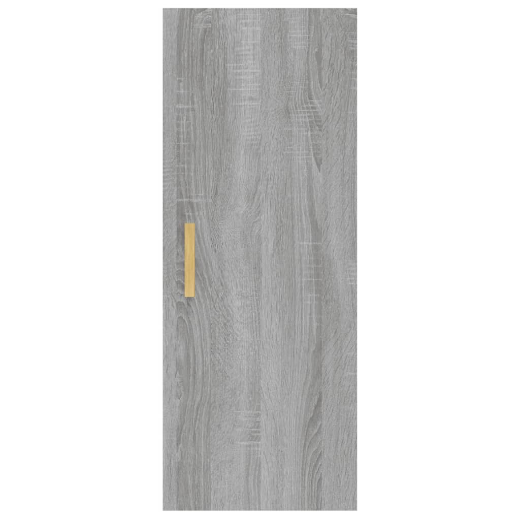 vidaXL Dulap de perete, gri sonoma, 34,5x34x90 cm, lemn compozit vidaXL Dulap de perete, gri sonoma, 34,5x34x90 cm, lemn compozit