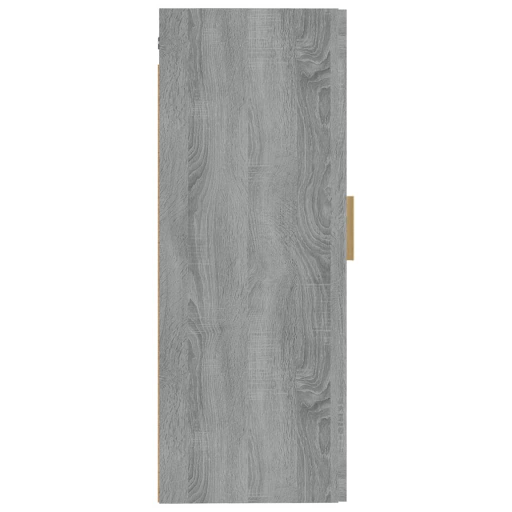 vidaXL Dulap de perete, gri sonoma, 35x34x90 cm, lemn compozit vidaXL Dulap de perete, gri sonoma, 35x34x90 cm, lemn compozit
