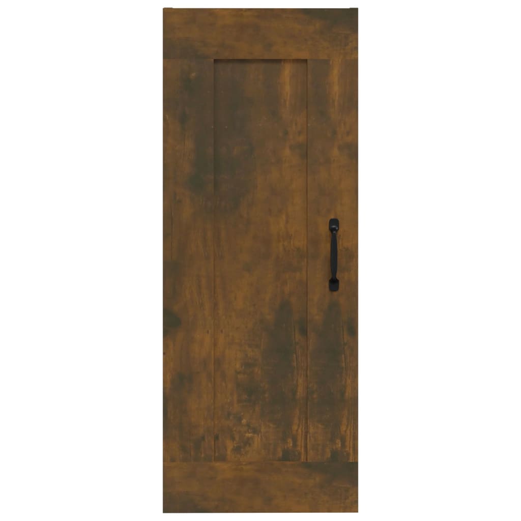 vidaXL Dulap suspendat, stejar fumuriu, 35x34x90 cm, lemn prelucrat