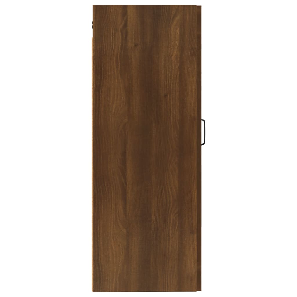 vidaXL Dulap suspendat, stejar maro, 35x34x90 cm, lemn prelucrat vidaXL Dulap suspendat, stejar maro, 35x34x90 cm, lemn prelucrat