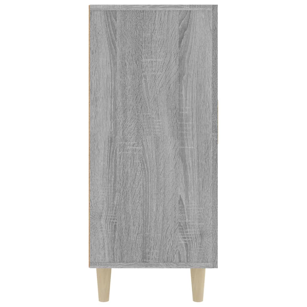 vidaXL Servantă, gri sonoma, 90x34x80 cm, lemn compozit vidaXL Servantă, gri sonoma, 90x34x80 cm, lemn compozit