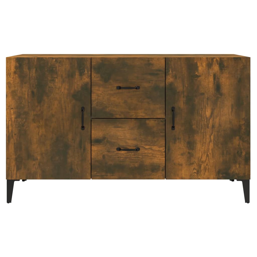 vidaXL Servantă, stejar fumuriu, 100x36x60 cm, lemn compozit