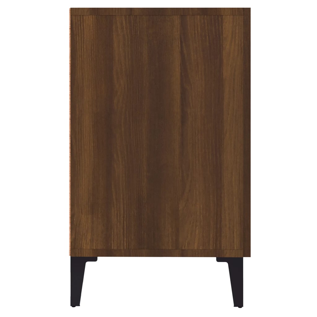 vidaXL Servantă, stejar maro, 100x36x60 cm, lemn compozit vidaXL Servantă, stejar maro, 100x36x60 cm, lemn compozit