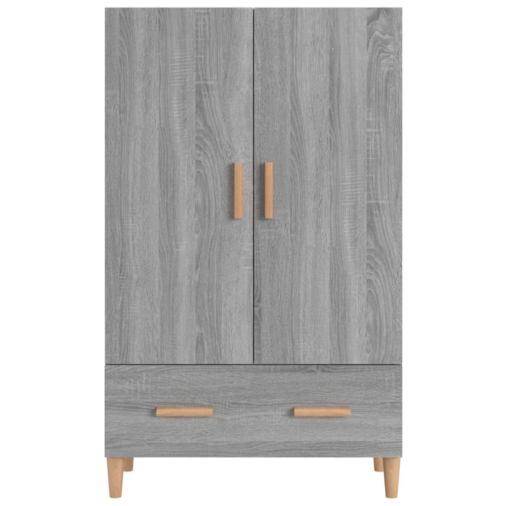 vidaXL Dulap înalt, gri sonoma, 70x31x115 cm, lemn compozit