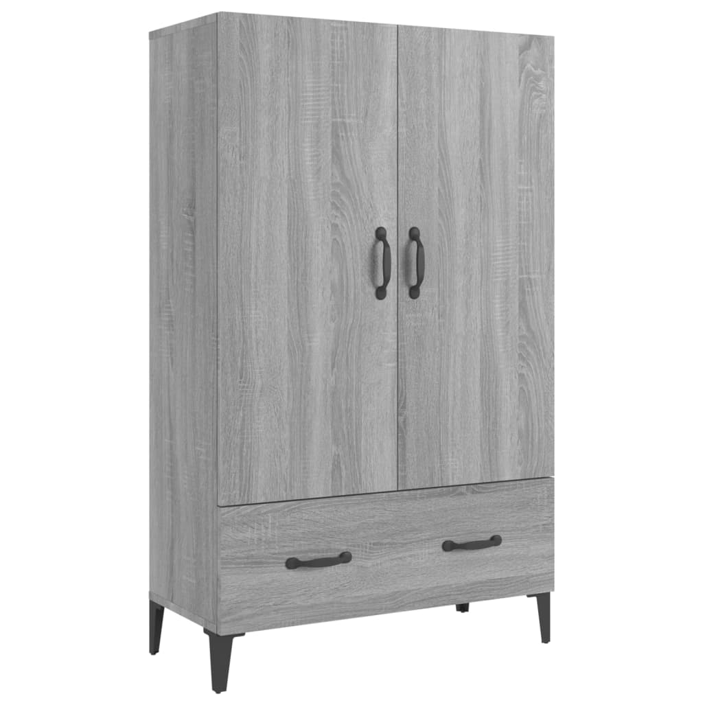 vidaXL Dulap înalt, gri sonoma, 70x31x115 cm, lemn compozit