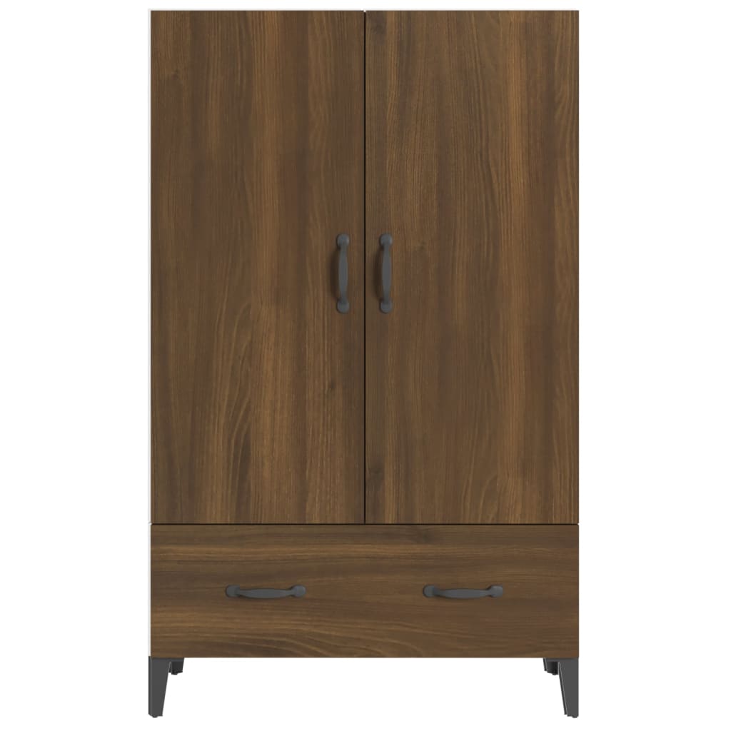 vidaXL Dulap înalt, stejar maro, 70x31x115 cm, lemn compozit vidaXL Dulap înalt, stejar maro, 70x31x115 cm, lemn compozit