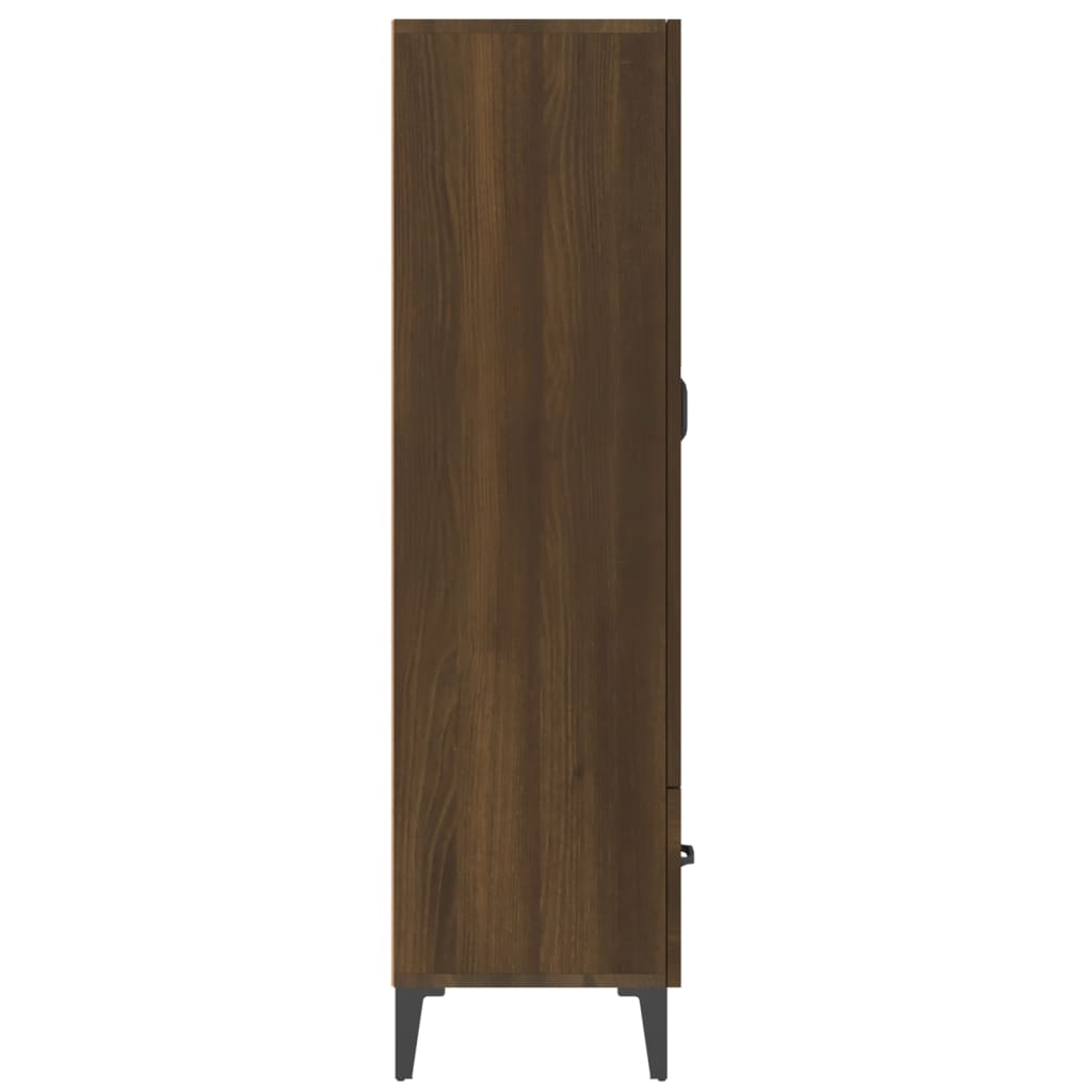 vidaXL Dulap înalt, stejar maro, 70x31x115 cm, lemn compozit vidaXL Dulap înalt, stejar maro, 70x31x115 cm, lemn compozit