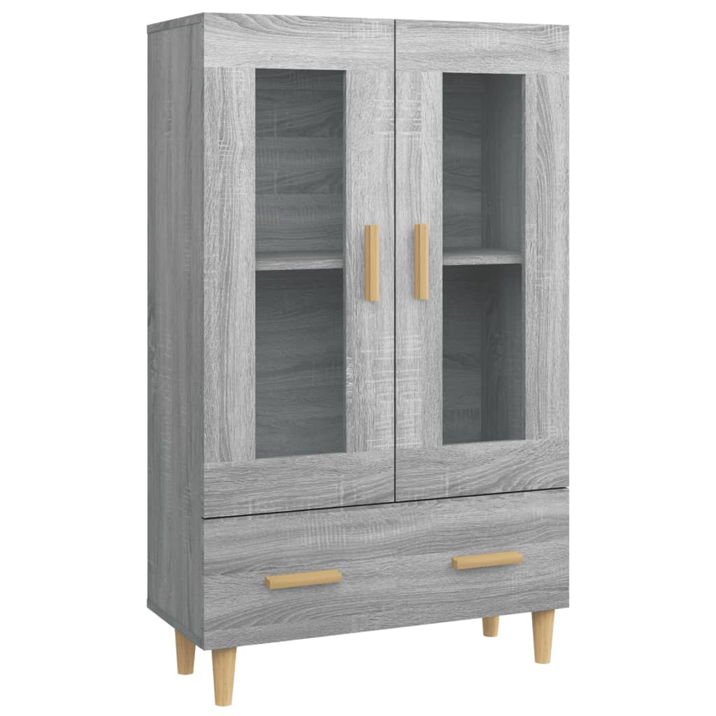 vidaXL Dulap înalt, gri sonoma, 70x31x115 cm, lemn compozit