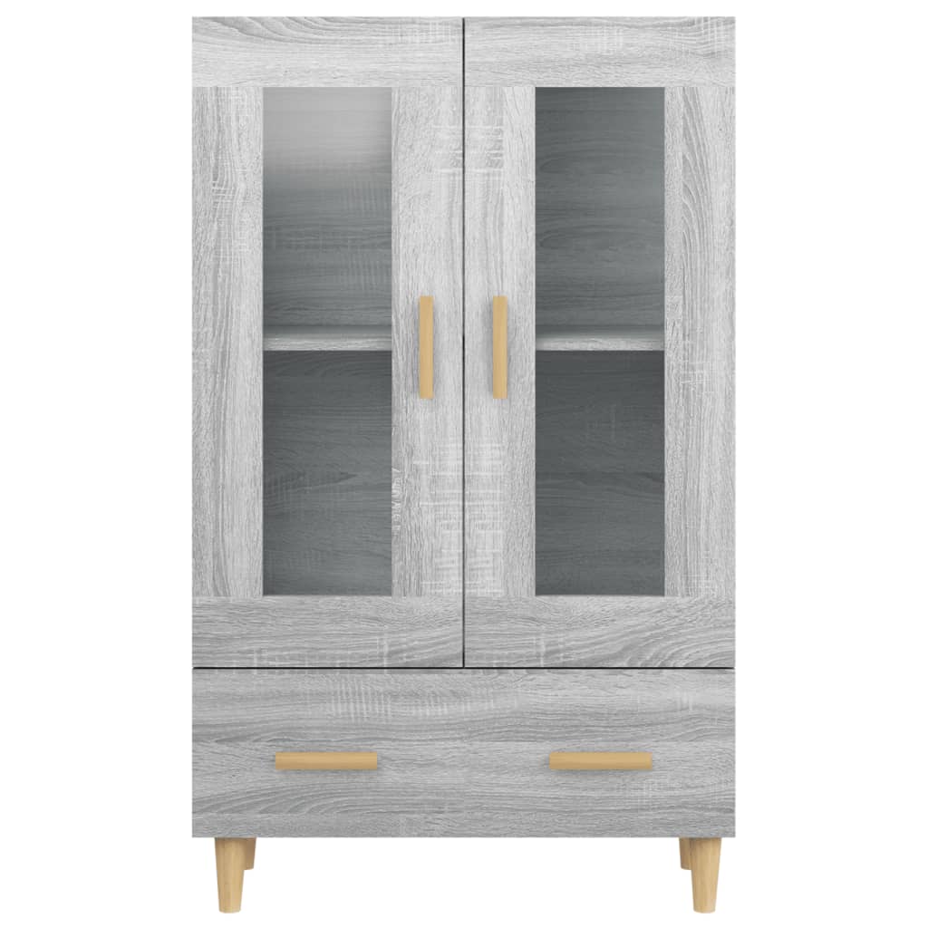vidaXL Dulap înalt, gri sonoma, 70x31x115 cm, lemn compozit