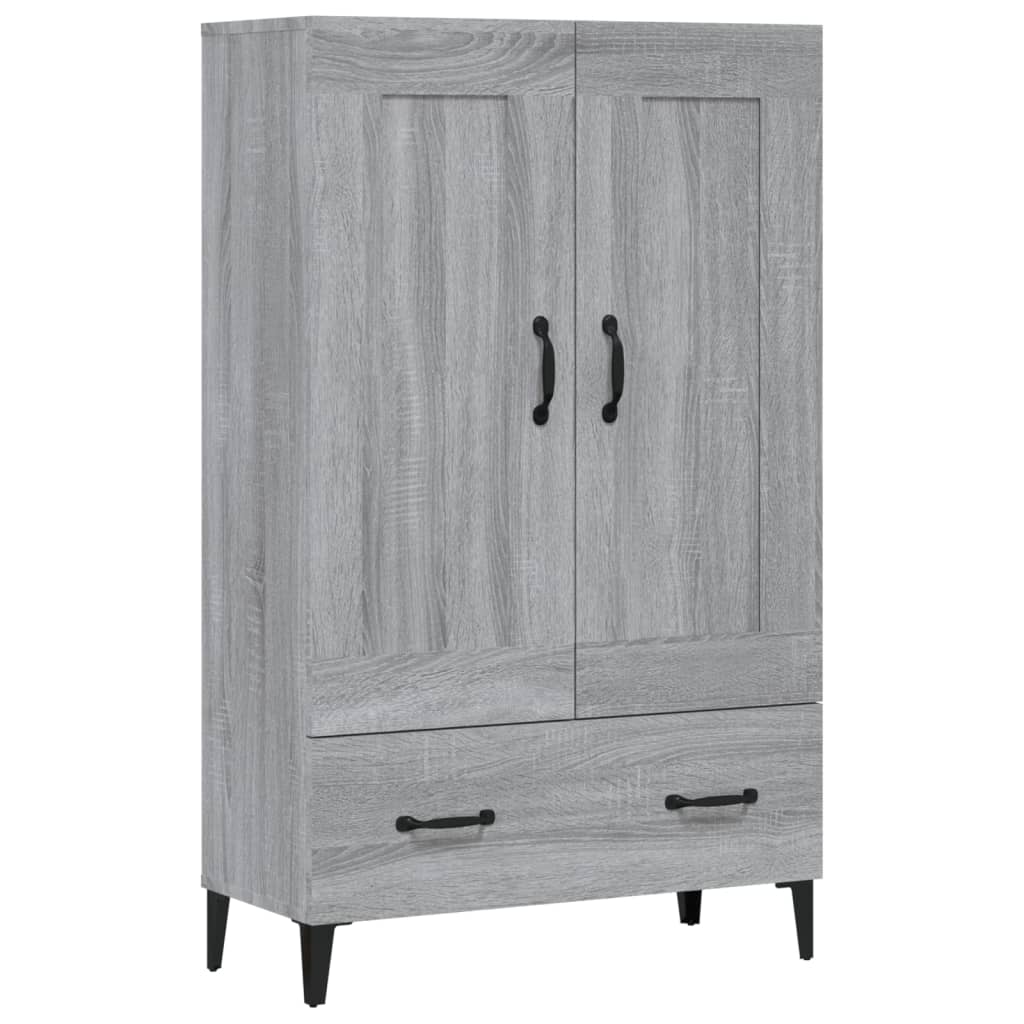 vidaXL Dulap înalt, gri sonoma, 70x31x115 cm, lemn compozit
