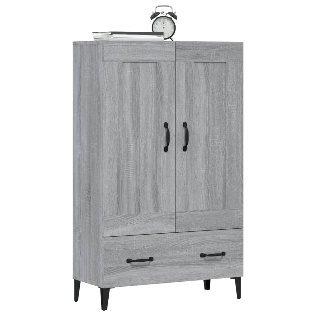 vidaXL Dulap înalt, gri sonoma, 70x31x115 cm, lemn compozit