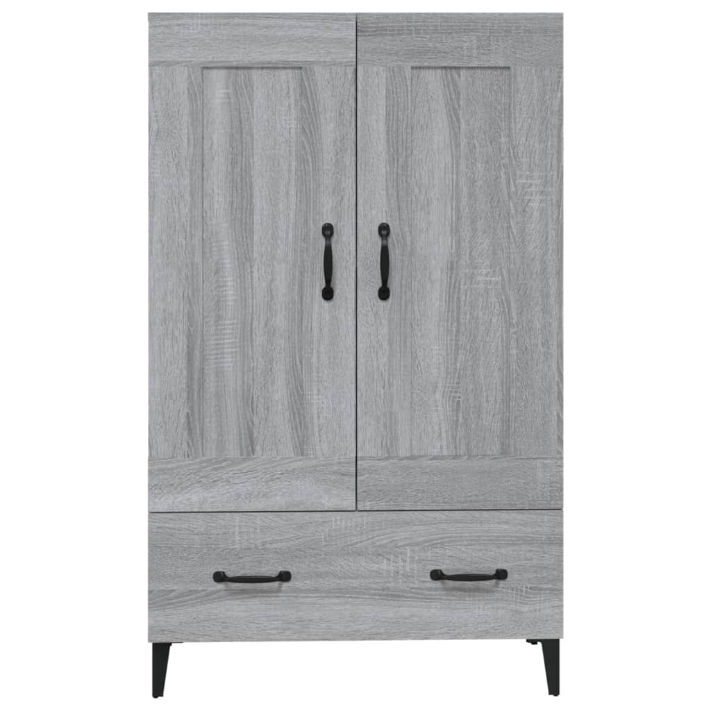 vidaXL Dulap înalt, gri sonoma, 70x31x115 cm, lemn compozit