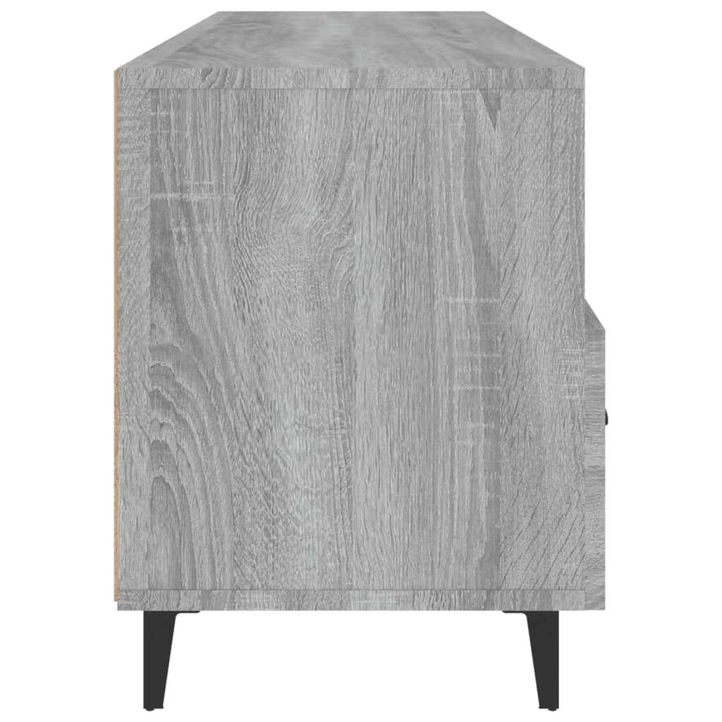 vidaXL Comodă TV, gri sonoma, 102x35x50 cm, lemn compozit