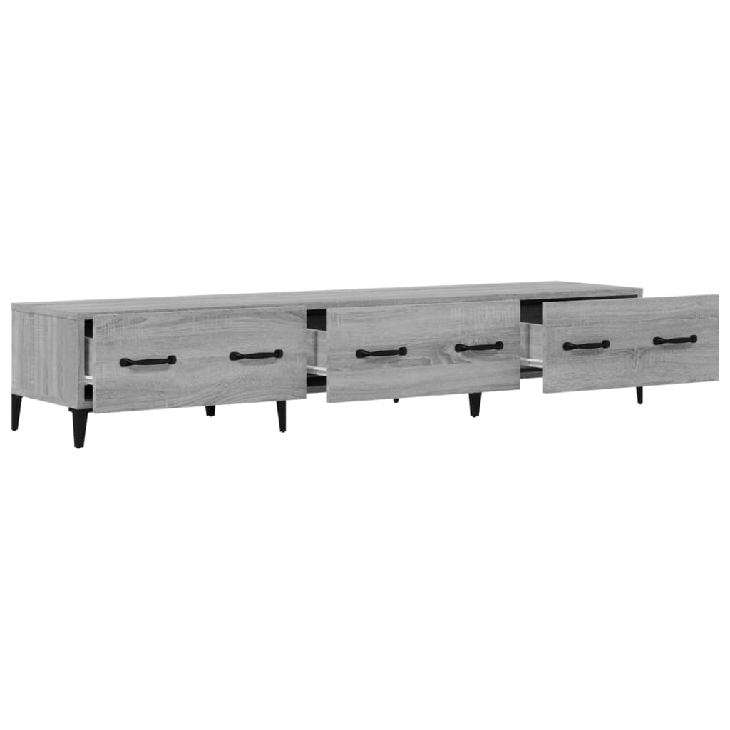 vidaXL Comodă TV, sonoma gri, 150x34,5x30 cm, lemn prelucrat vidaXL Comodă TV, sonoma gri, 150x34,5x30 cm, lemn prelucrat