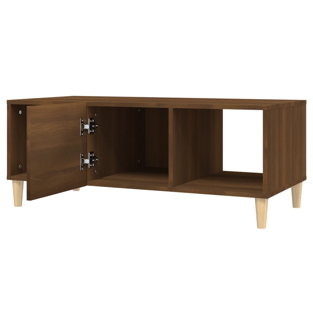 vidaXL Măsuță de cafea, stejar maro, 102x50x40 cm, lemn compozit vidaXL Măsuță de cafea, stejar maro, 102x50x40 cm, lemn compozit