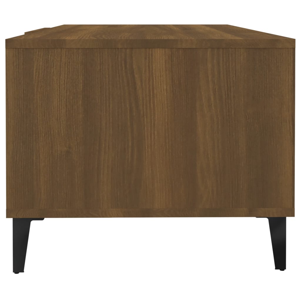 vidaXL Măsuță de cafea, stejar maro, 102x50x40 cm, lemn compozit vidaXL Măsuță de cafea, stejar maro, 102x50x40 cm, lemn compozit
