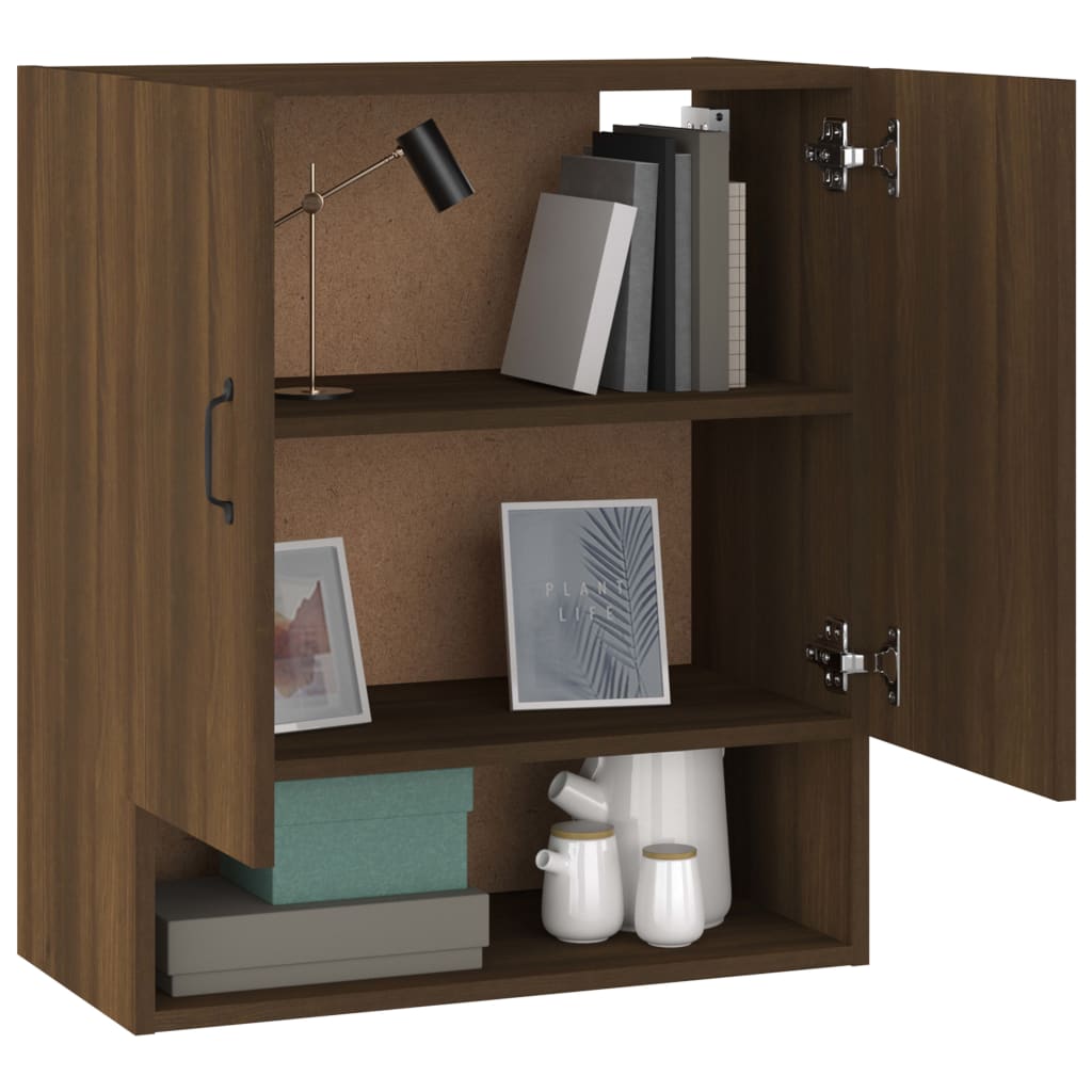 vidaXL Dulap de perete, stejar maro, 60x31x70 cm, lemn prelucrat