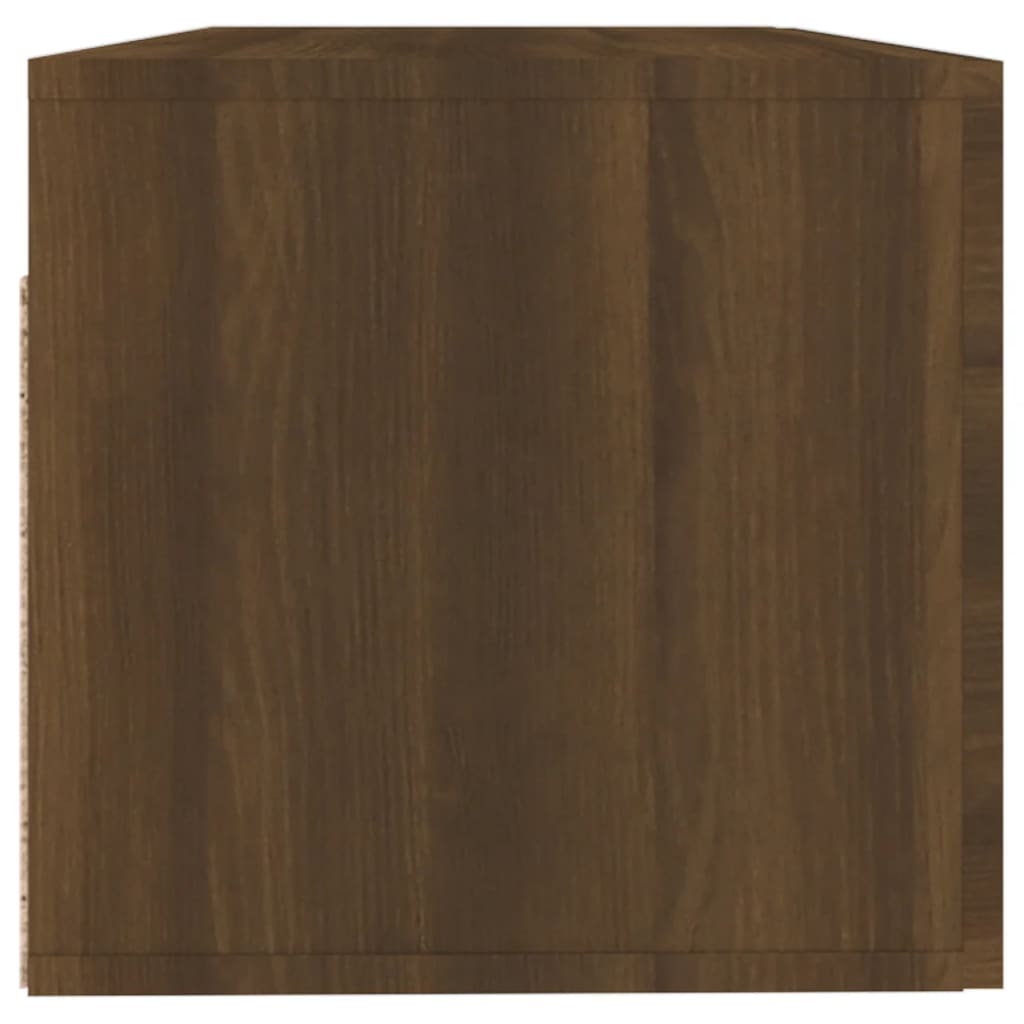 vidaXL Dulap de perete, stejar maro, 100x36,5x35 cm, lemn prelucrat