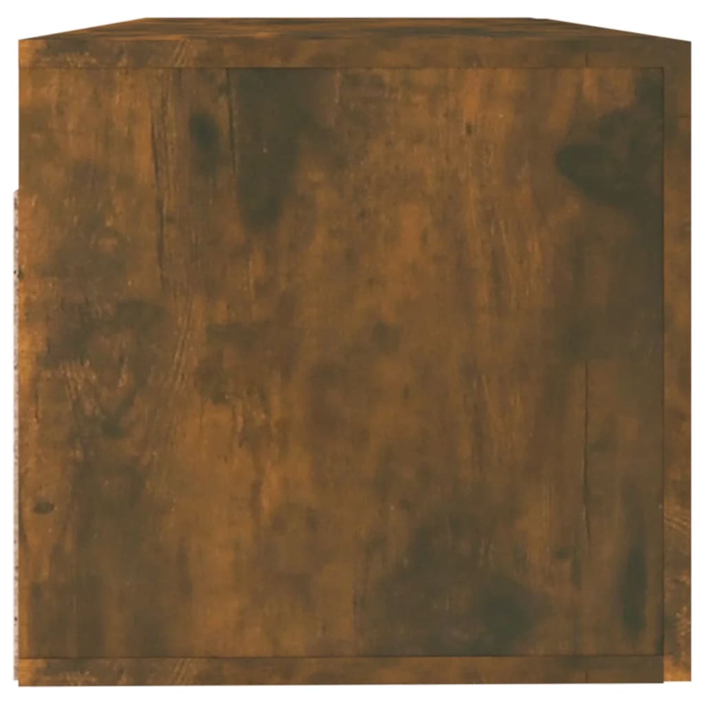 vidaXL Dulap de perete, stejar fumuriu, 100x36,5x35 cm, lemn prelucrat