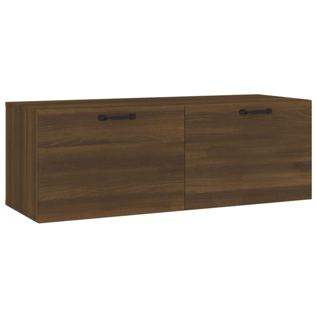 vidaXL Dulap de perete, stejar maro, 100x36,5x35 cm, lemn prelucrat