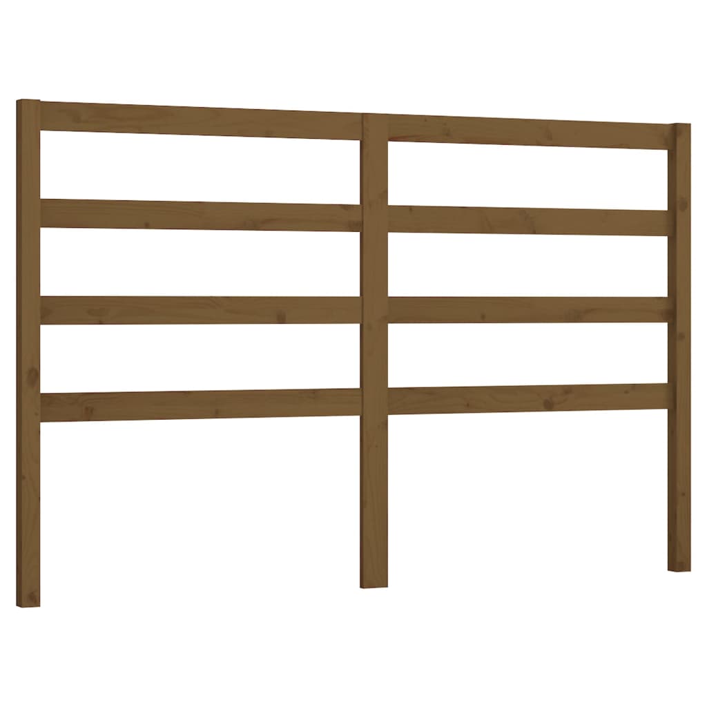 vidaXL Tăblie de pat, maro miere, 146x4x100 cm, lemn masiv de pin vidaXL Tăblie de pat, maro miere, 146x4x100 cm, lemn masiv de pin