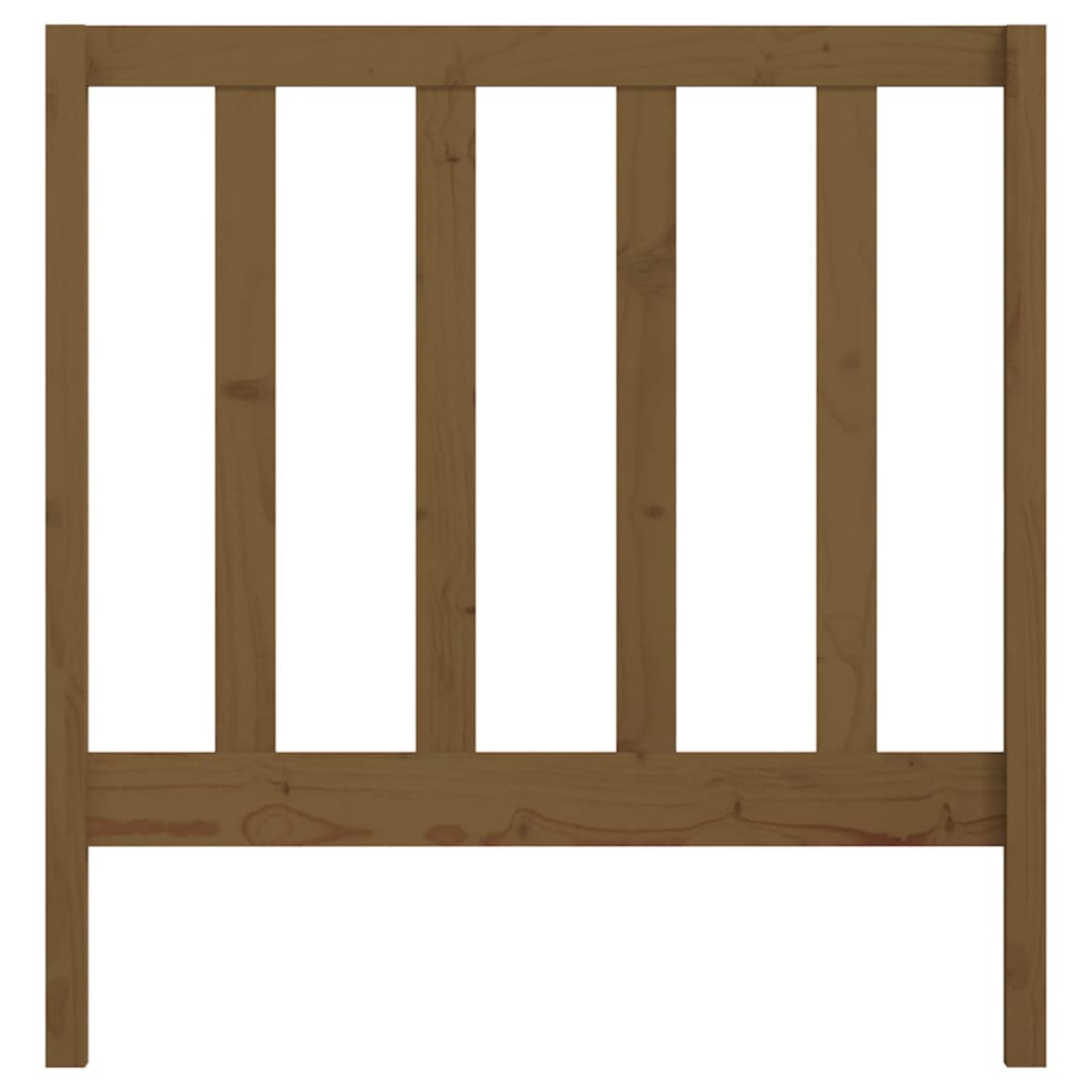 vidaXL Tăblie de pat, maro miere, 96x4x100 cm, lemn masiv de pin vidaXL Tăblie de pat, maro miere, 96x4x100 cm, lemn masiv de pin